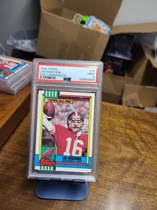 1991 topps joe montana #13 disclamier pack NM-MT psa 9 - Picture 1 of 2