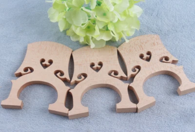 5pcs Baroque Cello bridge 4/4 maple wood Full size Fine Cello parts - Image 1 of 3