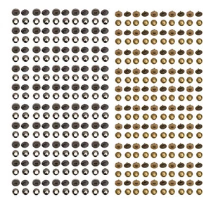 50 Sets Magnetic Snap Buttons 14x4mm Alloy Magnetic Button Clasp Snaps Kit New - Picture 1 of 30