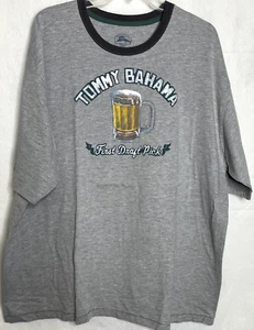 Tommy Bahama First Draft Pick Double Sided Relax T Shirt Gray Size XXL - Picture 1 of 4