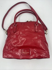 Vintage Valentino Red Purse - Picture 1 of 9