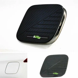 For Kia Seltos 2020-2023 Carbon fiber Filler Fuel Door Tank Gas Cap Cover Trim - Picture 1 of 4