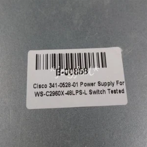 1PCS Used Cisco 341-0528-01 Power Supply For WS-C2960X-24PS-L Switch - Afbeelding 1 van 1