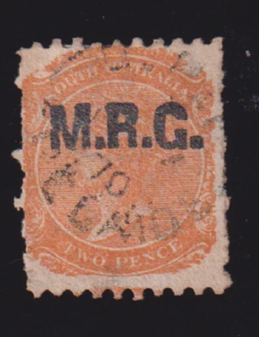 South Australia 1870 M.R.G on 2d Departmental used Cover
