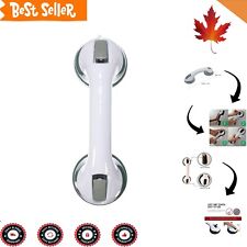 12 Inch Secure Grip Shower Handle Bar - Compact Portable - Suction Cup