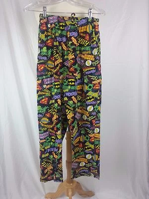 Pantalones de salón pijama para dormir Superman Batman Flash DC Comics talla S pequeños 28 x 31  Foto 1 de 4