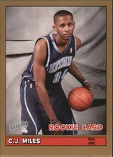 2005-06 Topps Bazooka Basketball Gold #192 C.J. Miles