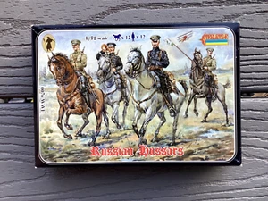 Strelets-R 1/72 World War I Russian Hussars 12 Mounted Figures Kit # 0076 NIB - Picture 1 of 6