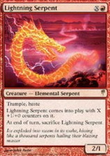 Lightning Serpent PL ColdSnap MTG Magic The Gathering Red English Card