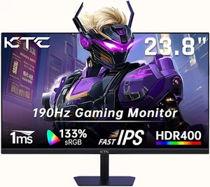 24 Inch 190Hz/180Hz Gaming Monitor,Hdr 400 Fast IPS Screen,Fhd 1080P Monitor,133 - Picture 1 of 9