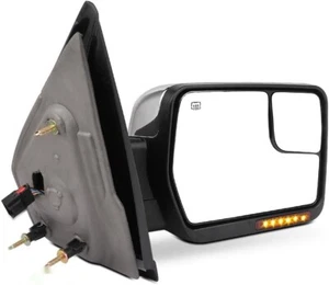 Towing Mirrors for 2004-2014 Ford F-150 Blind Spot Mirror Power Heat PASS - Imagen 1 de 5