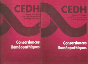 Concordance homéopathiques 1 & 2 - CEDH - Bild 1 von 1