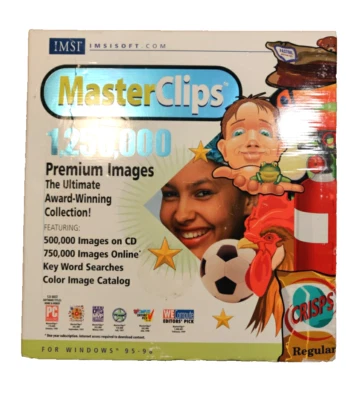 MasterClips 1,250,000 - Premium Images IMSI/Vector Art/Web/Clip Art - 28 Discs - Image 1 of 4