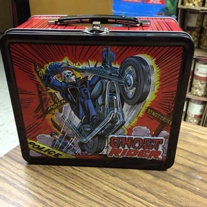 NUEVO 2022 Surreal Ent. Fiambrera de hojalata vintage Marvel’s Ghost Rider SOLO - Imagen 1 de 6