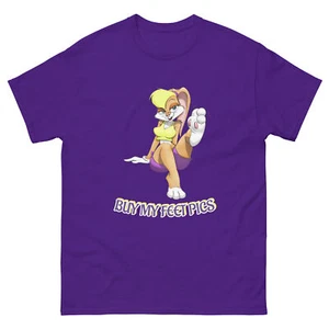 Lola Bunny Looney Tunes Tee | 'Buy My Feet Pics' Funny Looney Tunes T-Shirt  - Picture 1 of 11