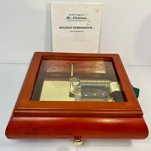 Mr. Christmas Holiday Symphonium Music Box w/Instructions No Discs/Cord Untested - Picture 1 of 16