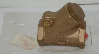 Legend 105308NL Y PTN Bronze No Lead 2 Inch Check Valve T453 - Image 1 of 4