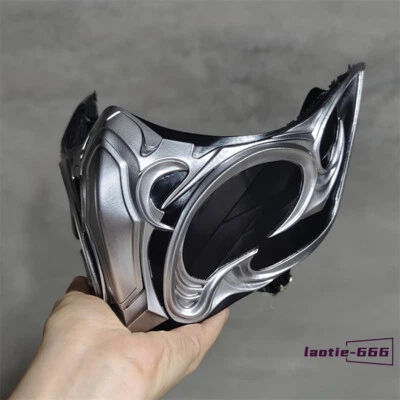 Mortal Kombat NOOB SAIBOT Mask Sub-Zero Cosplay Prop FRP Replica Halloween Mask  - Image 1 of 4