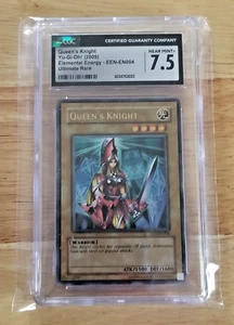 Yugioh- Queen's Knight - Ultimate Rare EEN- EN004 CGC Grade 7.5 - Picture 1 of 2