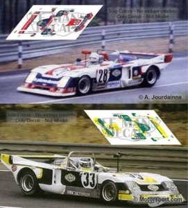 Decals Chevron B36 Le Mans 1979 28 33 1:32 1:24 1:43 1:18 64 87 slot calcas - Picture 1 of 3