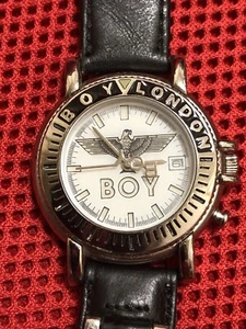 RARE VINTAGE BOY LONDON Quartz Metal  Watch KINGS ROADS {MCMXCIV} 1994 - Picture 1 of 11