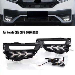 Par de luces antiniebla de conducción para Honda CRV 2020~2022 3~Color LED DRL - Imagen 1 de 14