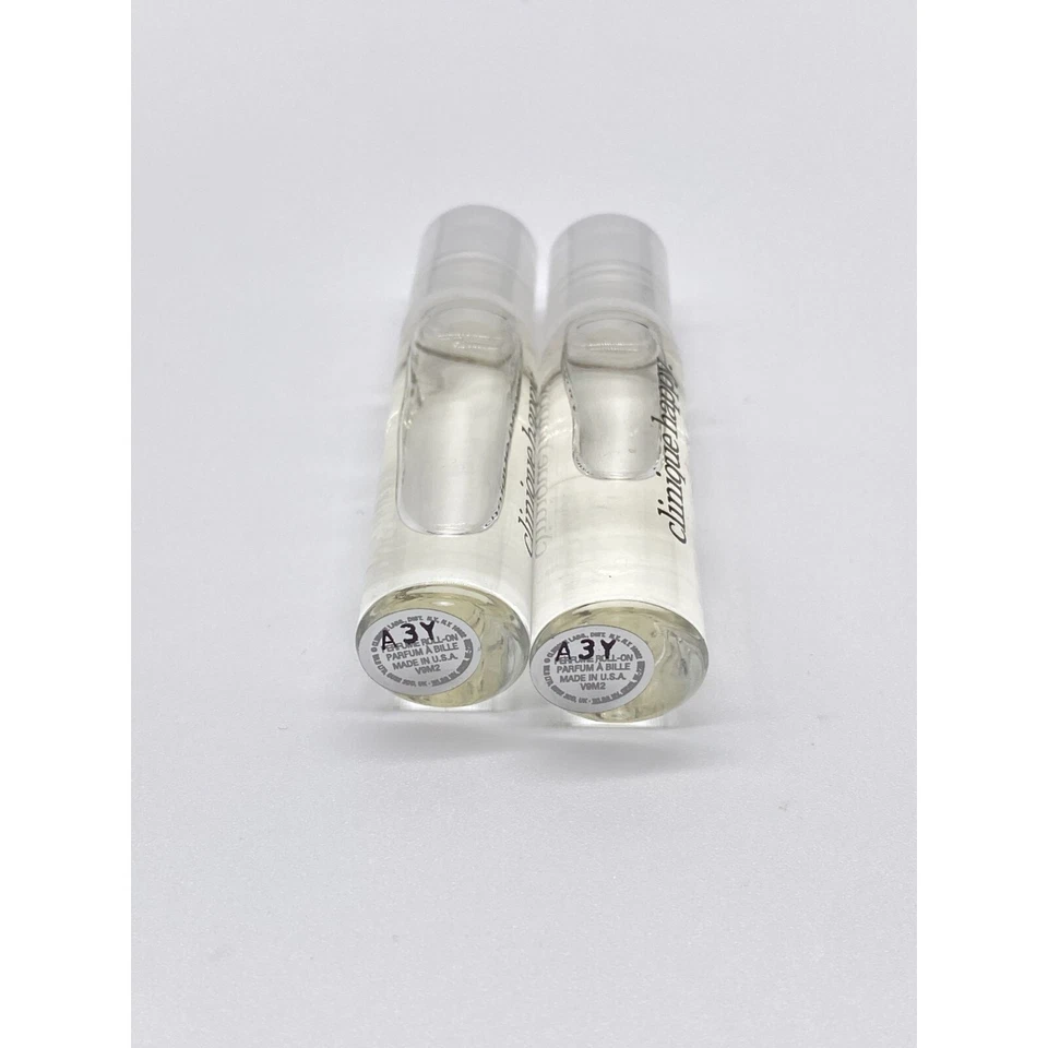 2 bolas enrollables de perfume Clinique Happy para mujer (WH) 0,34 OZ cada una Foto 1 de 1