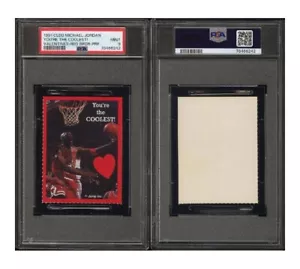 1991 CLEO MICHAEL JORDAN PSA 9 MINT LOW POP YOU'RE THE COOLEST! RED BORDER - Picture 1 of 3