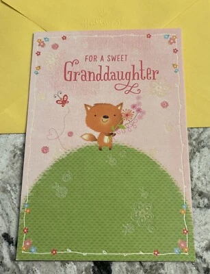 Cartão religioso doce de Páscoa neta com amor ❤️ 5”x7” - Imagem 1 de 4