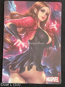Dual L 053 Scarlet Witch Marvel Goddess Story Anime Waifu Lenticular NSFW - Picture 1 of 3
