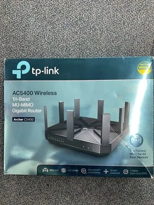 TP-LINK AC5400 Aecher  Wireless Mu-Mimo Gigabit Router - Black - Image 1 of 2