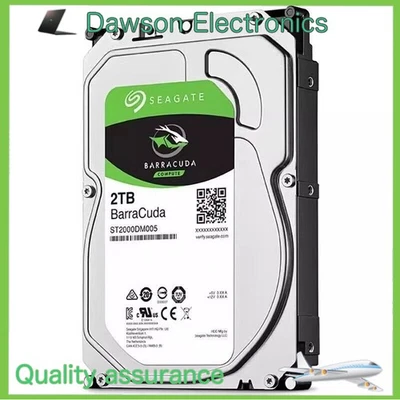 Seagate ST2000DM005 BarraCuda Hard Drive 2TB SATA 6Gb/s 5400RPM 256MB - Image 1 of 3