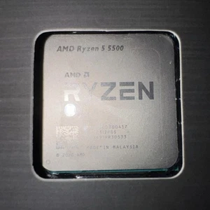 Ryzen 5 5500 6-Core, 12-Thread Unlocked Desktop Processor with Wraith Stealth Co - Picture 1 of 4