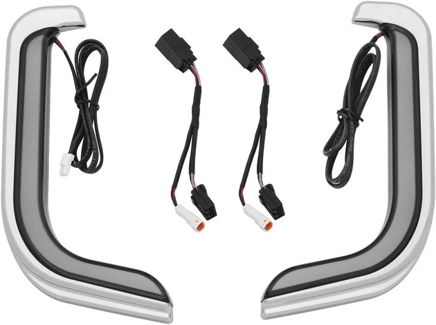 Kuryakyn Tracer Lower Fairing Accent Lights Chrome White #2956 Harley Davidson - Image 1 of 1