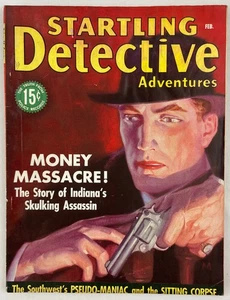 Startling Detective Adventures, February 1937, Vintage True Crime Stories, Pulp - Imagen 1 de 5