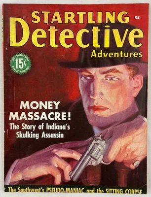 Startling Detective Adventures, February 1937, Vintage True Crime Stories, Pulp - Image 1 of 4
