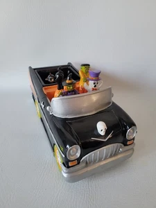 Vtg Burton & Burton Halloween Decorative Car W/ 4 Cheese Spreaders RARE - Picture 1 of 12