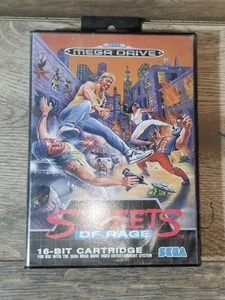 Streets of Rage Sega Mega Drive Game Complete w/ Box & Manual 1991 PAL *TESTED* - Picture 1 of 3