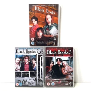 Black Books DVD Box Set Complete Seasons 1-3 Channel 4 TV Sitcom on 3 Discs - Picture 1 of 2