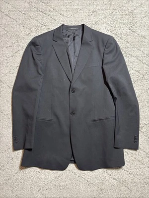 Blazer Emporio Armani Línea Sean Negro Lana Virgen Hecho en Italia Foto 1 de 4