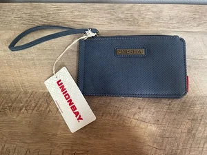 Unionbay Wristlet Zip Around Wallet Blue Mesh Look 7.5” x 4.25” - Bild 1 von 4