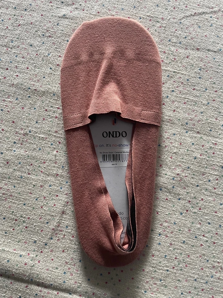 Ondo Organic Cotton No Show Sock Caramel Mocha / Medium - Image 1 of 1