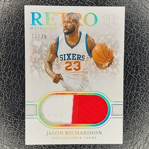 JASON RICHARDSON /25 Retro Materials 2019-20 National Treasures #RM-JRS CLIPPERS - Picture 1 of 2