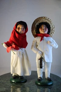 1997 Retired Set 2 Byers Choice Children of the World Mexican Girl & Boy Caroler - Bild 1 von 17