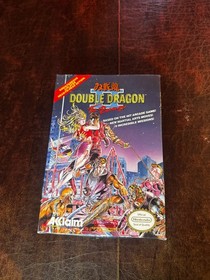 DOUBLE DRAGON II: THE REVENGE Nintendo NES 1990, manuale scatola gioco