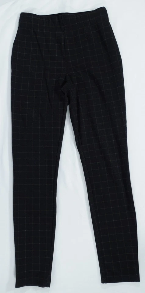 Max Studio Pants Womens XS Plaid Check Pull On Stretch Trousers Office Casual - Image 1 of 4