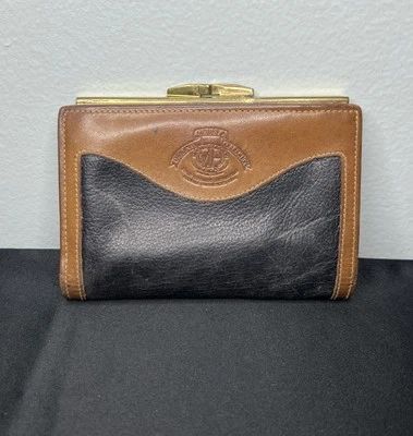 Ghurka Marley Hodgson Leather Wallet USA Coin Pocket Bicolor 5”x3.5” Handmade - Image 1 of 4