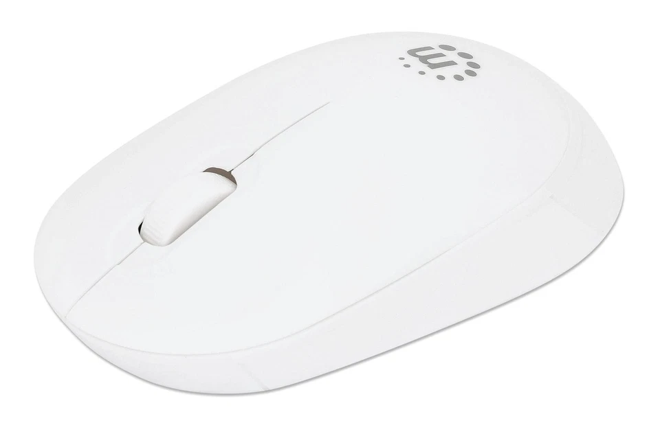 Manhattan 190152 Optical Mouse USB Wireless Performance III White - Image 1 of 4
