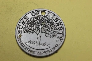 GETTONE-MEDAGLIA-WALT DISNEY-FIGLI DELLA LIBERTÀ - Foto 1 di 2