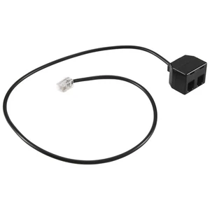 Rj9 4P4C Stecker An Doppelte Buchse Anschluss Telefon Adapter Kabel Telefon7095 - Afbeelding 1 van 7
